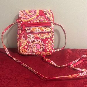 Vera Bradley Mini Hipster crossbody purse, retired pattern Sherbet NWOT
